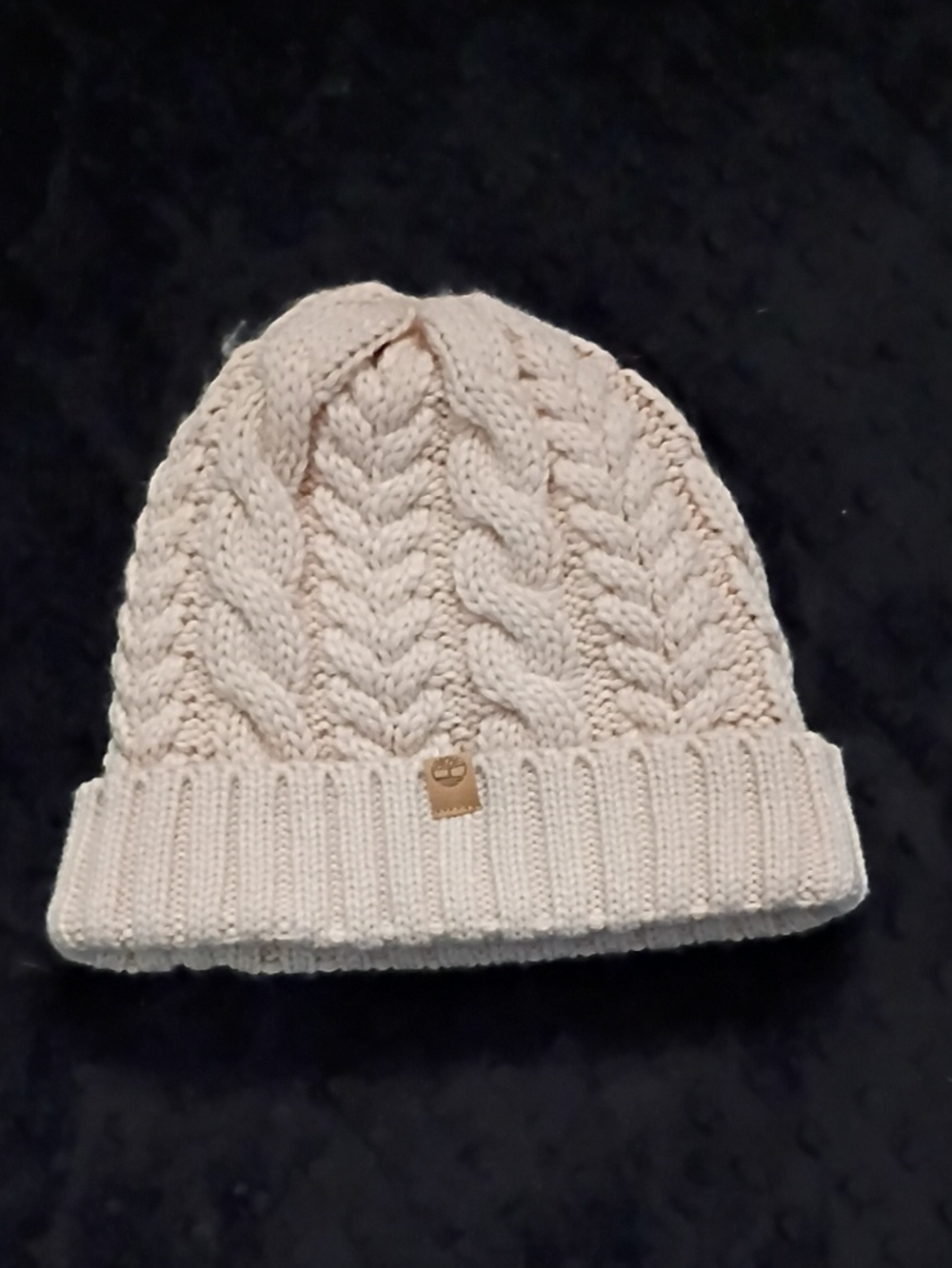 Timberland Women's Cable Knit Beanie - Cream